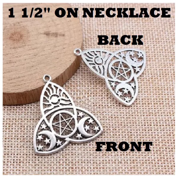 Fashion Jewelry PENTAGRAM PAGAN WITCHY SYMBOL SUN MOON STAR Charm