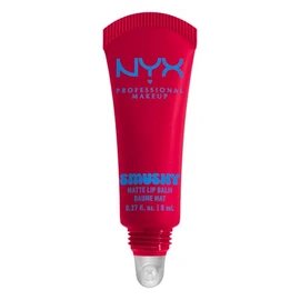 NYX Professional Makeup Smushy Matte Lip Balm tono Sassy Stuff (rosa sandía), 8 ml - Bálsamo labial efecto tinta coreana con aroma a sandía, textura cremosa, efecto blurry e hidratación duradera. Fórmula vegana