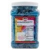Gummy Bear 3LB In Plastic Clear Container (SOUR BLUE RASPBERRY)