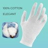ANSMIO 12 Pairs Cotton Gloves, White Gloves for Dry Hands,