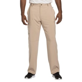 Cherokee Infinity Men Scrubs Pant Fly Front Plus Size CK200A, 3XL, Khaki