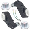 weelye 2Pcs 24V 40000RPM High Speed RS555 Drive Motor Gearbox