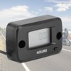 Engine Hour Meter Digital LCD Display Gauge Vibration Activated Waterproof