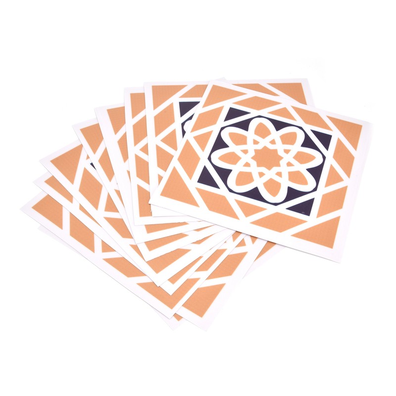 10Pcs set Imitation Ceramic Tile Wall Sticker Waterproof SelfAdhesive Wallpaper