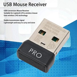 Receptor USB para Ratón Inalámbrico para Juegos G Pro, Minireceptor USB de Repuesto para Ratón, Adaptador de Ratón Pequeño ABS Portátil, Transmisión Estable