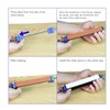Professional Knife Sharpener with 10 Whetstones, 360° Rotation Flip Design