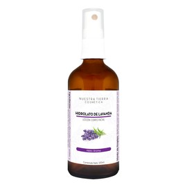 Hidrolato de Lavanda Orgánico, Relajante, Artesanal, Hidrosol para Rostro, Cuerpo y Cabello - 120ml -