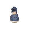 Easy Street Women's Coast Sandal, Navy Linen Embossed, 11 Wide