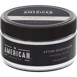 After Shave Balm for Smooth (Original Scent), Silky & Irritation Free Skin, Soothes and Moisturizes Face After Shaving, Treats Redness & Razor Burn, Post Shave Lotion by American Shaving Co - 4 Oz