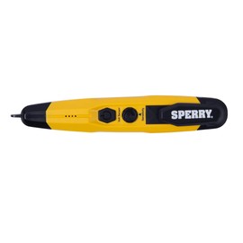 Sperry Instruments VD6509 Adjustable Non-Contact Detector with Flashlight, cETLus Listed, Lifetime Warranty, 1, 5 Clams/Master Voltage Tester, yellow