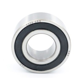 Parts and Parts Angular Contact Ball Bearing 3205 2RS 25 x 52 x 20.6 mm, DIN 628, Double Row, Low Friction, Sealed Bearing for Radial & Axial Loads, Ideal for Industrial and Automotive Applications