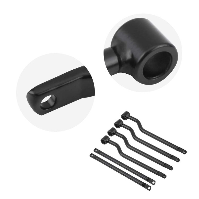 Saddlebag Support Bars Stainless Steel Brackets for Black for Motorbike