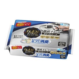 Daio Paper Kirekira Cleaning Sheet, Food Garbage, 18 Sheets