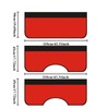 3-Piece Magnetic PU Leather Car Fender Cover Set for Auto