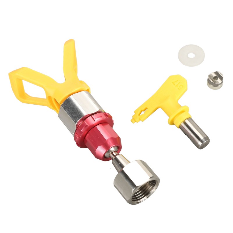 Spray Tip Guard Nozzle Base Swivel Aluminium Alloy Spray Guide