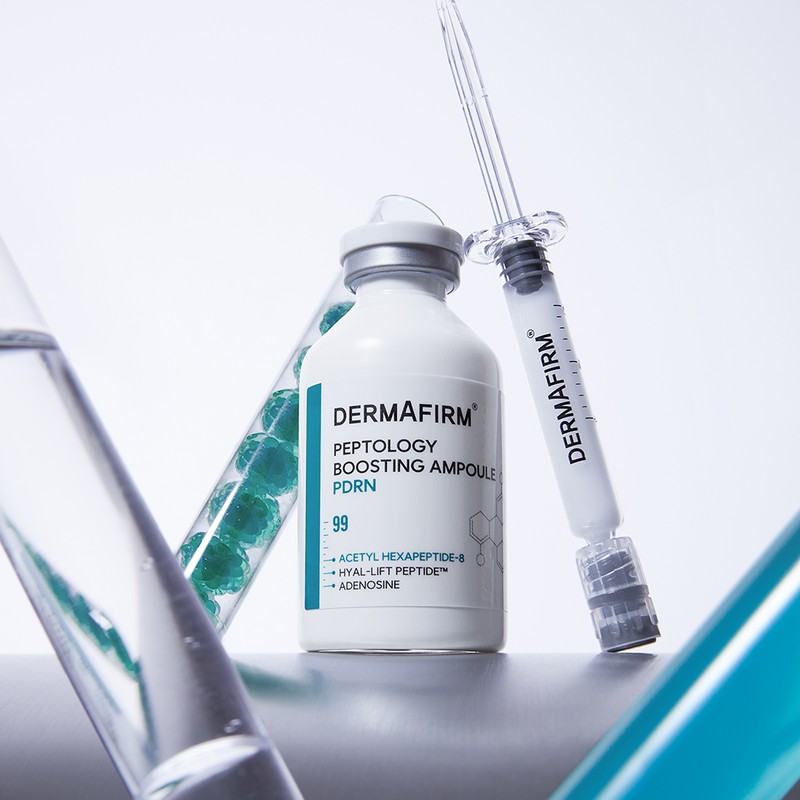 Derma Perm Peptology PDRN Ampoule 15ml + Peptology Boosting Cream