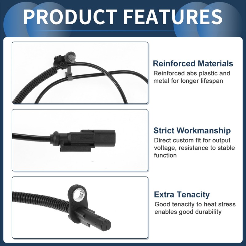INFINAUTO ABS Wheel Speed Sensor Front Right ABS Sensor Anti-Lock