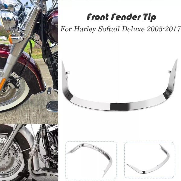 Unbranded FOR HARLEY NEW Lower Front Fender Tip Trim SOFTAIL