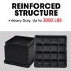 MYMULIKE Stackable Furniture Risers, 2 Inch Bed Risers, 4/6/8 Pack