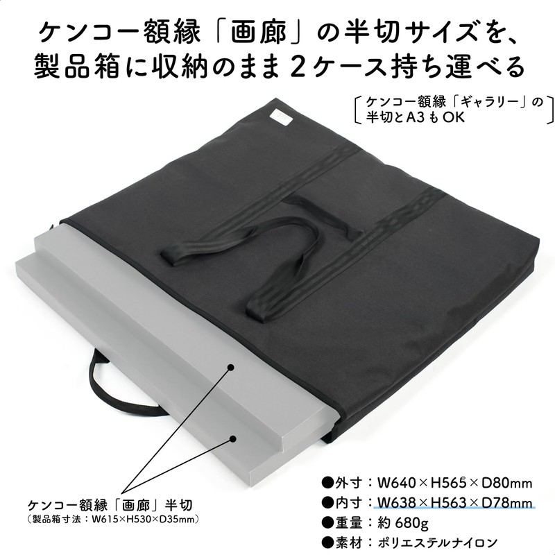 Kenko HKE-5154 LUCE Frame Carrying Tote Bag, Holds 2 Half