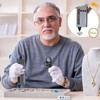 Diamond Tester,Hqdz Diamond Tester Pen+30X 60X Illuminated Jewelry Loupe Jewelry