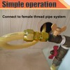 Brass 3/4” x 1/2” NPT Male Threaded Reducing Nipple Pipe