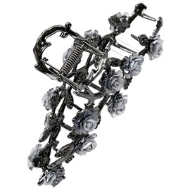 Hair Clip, Rose, Simple, Hair Accessory, Hair Clip, Popular, Hair Ornament, Clip, Large, Korean Style, Office, Stylish, Gift, Women's