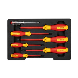 Bosch Professional VDE Screwdriver Set TX (with Single Pole Phase Tester - 7 Pieces)