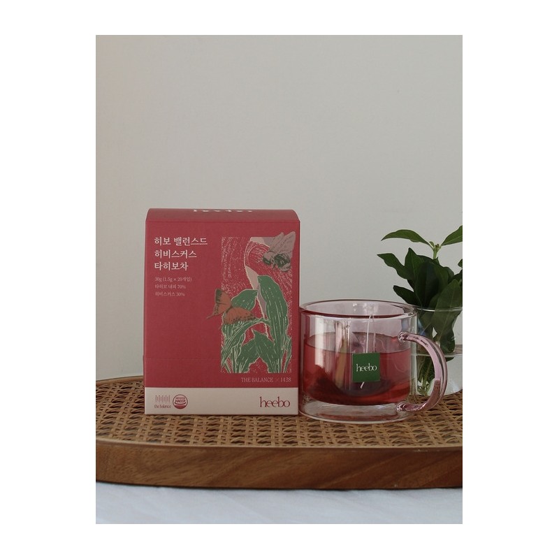Hibo Balanced Hibiscus Tahibo Tea 3 boxes (1.5g / 히보