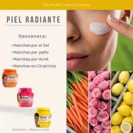 Crema Aclarante Facial Intensiva Hidrata Acido Kojico Limón                                                                                           