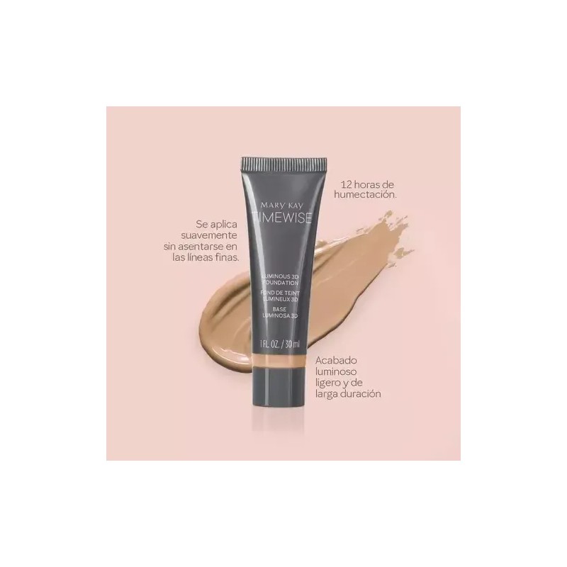 Maquillaje Líquido Timewise 3d Acabado Luminoso Mary Kay/