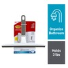 Command Twin Blade Squeegee with Bath Hook & Strip, BATH24-EF,