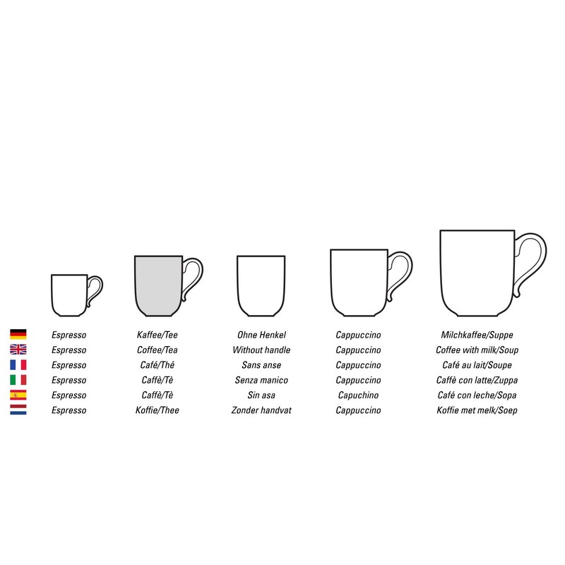 Villeroy & Boch New Wave Café Tea Cup, 6.75 oz,