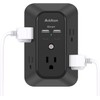 Power Bar, USB Wall Charger Surge Protector 5 Outlet Extender