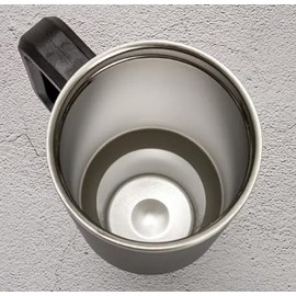 40 oz tumbler with straw lid handle, stainless steel insulated bottle, travel mug for hot and cold drinks, keeps 8 hours hot and 12 hours cold, simple and modern (White)