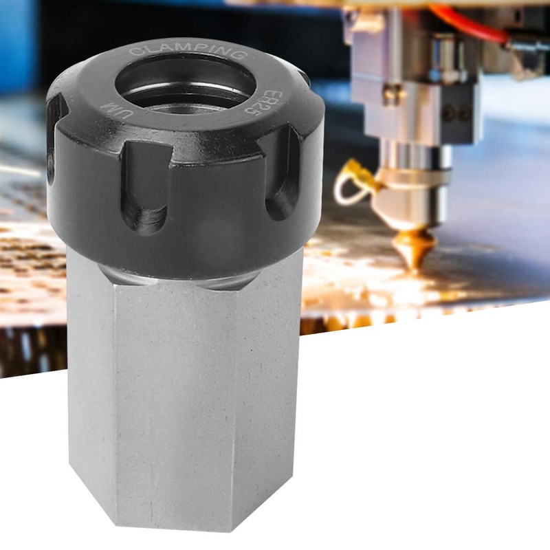 Yuecoom ER25 Collet Block, Square/Hex Collet Block Set, High Precision
