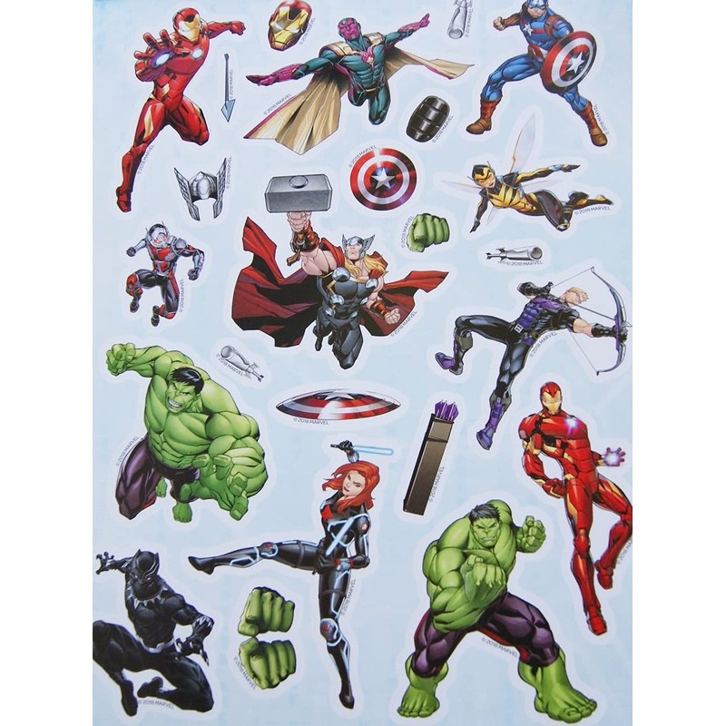 Bendon Create-A-Face Sticker Pad (Avengers)