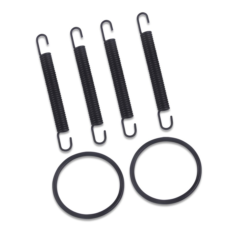 Motorcycle Exhaust Pipe Muffler Spring Exhaust Gaskets O-Ring Kit Stays