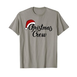 Christmas Crew T-Shirt, gray