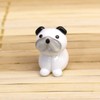 Four Cart CKK439 White Figurine Total Length: 0.7 inches (18