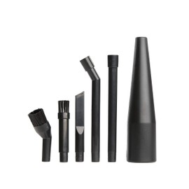CRAFTSMAN CMXZVBE38668 1-1/4 in. 6-Piece Micro-Cleaning Wet Dry Vac Attachment Kit, Industrial-Grade Shop Vacuum Accessories for Intricate and Detail Cleaning, Fits 1-1/4 in. Hose Diameter