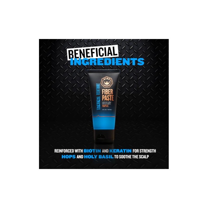 GIBS Grooming Tactical Texture Texturizing Fiber Paste, 3 fl. oz.