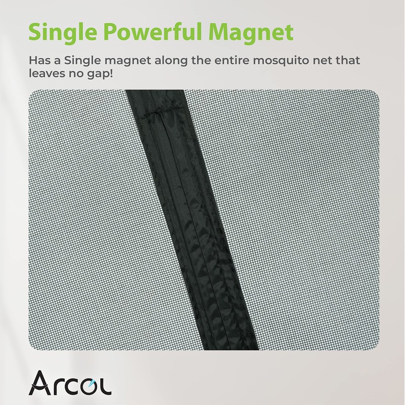 ARCOL Magnetic Fly Screen for Door - Fly Screen for