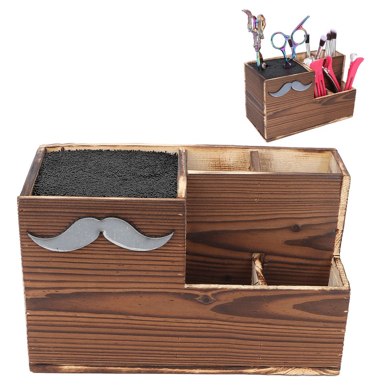 Salon Shears Holder Rack Salon Professional Hairdressing Storage Box Desktop