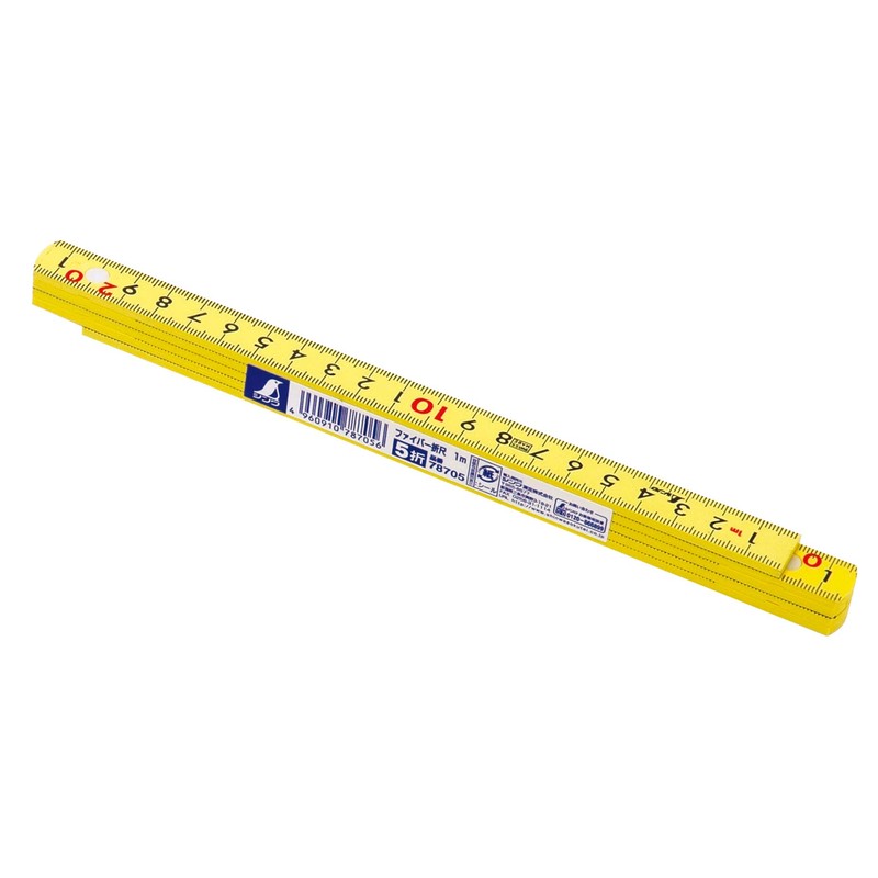 sinwa測定 Fiber Fold The CM Scale 1 m 5 Fold Rose 78705 