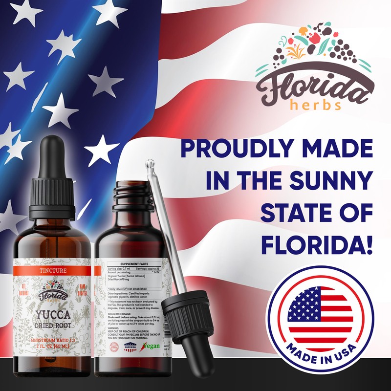 Yucca Tincture, Organic Yucca Extract (Yucca Glauca) Dried Root Herbal