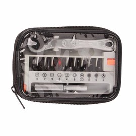 12 in 1 Portable Mini 1/4” Quick Ratchet Socket Wrench &amp; Screwdriver Bits Set Hand Repair Tool