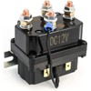 QWORK Solenoid Relay, 12V 250A Winch Relay Solenoid Replacement Contactor
