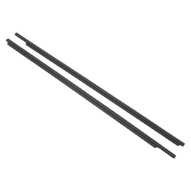 Motoforti Weatherstrip Window Seal, Window Trim Seal Belt, for Toyota Sienna 2003-2010, PVC, Front Left & Right, No.68160AE010/68210AE010, Black, 2pcs