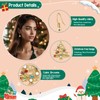 Christmas Stocking Stuffers for Women-Colorful Stones Pearls Alloy Dangle Christmas